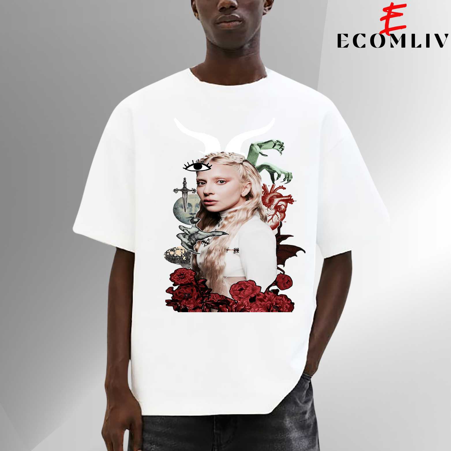 Lady Gaga Unisex T Shirt, Music Pop Tee, Viral Streetwear